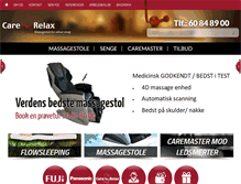Tablet Screenshot of carerelax.dk